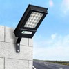 PCYIS Solar Street Lights Outdoor 2000LM, 6500K LED Solar Floodlight