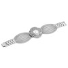 Flower Shape Dial Women Watch Wide Mesh Belt Quartz Elegant