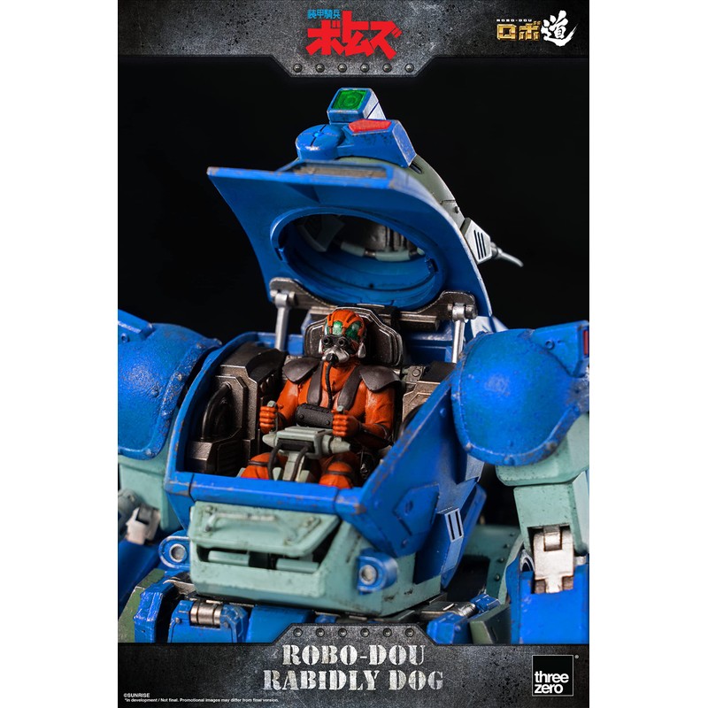 THREEZERO Armored Trooper VOTOMS: Rabidly Dog ROBO-DOU Collectible Figure