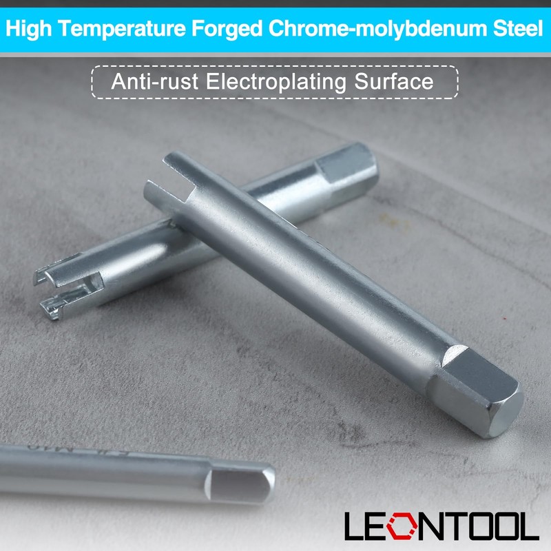 LEONTOOL 10 Pcs Tap Extractor Set, 3/4 Flute Broken Head