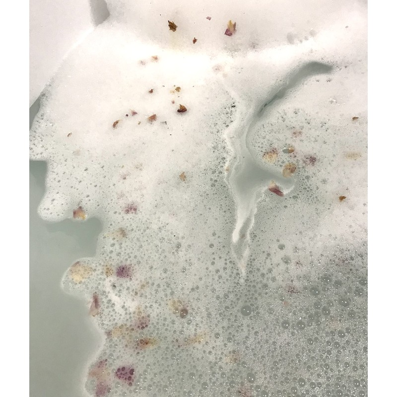 Bath SOAK with Salts Sea Moss Rose Petals and Essential