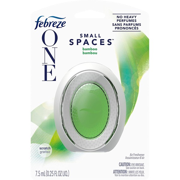 Febreze One Small Spaces Air Freshener, Odor Eliminating, Bamboo, 1 Count