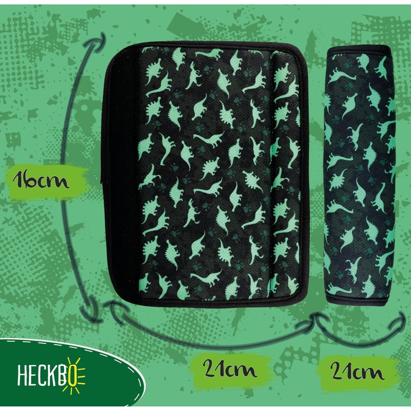 HECKBO 1 x car seat belt pad, dinosaur