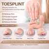 4Pack Hammer Toe Straightener, Toe Straighteners for Bent Toes, Hammer