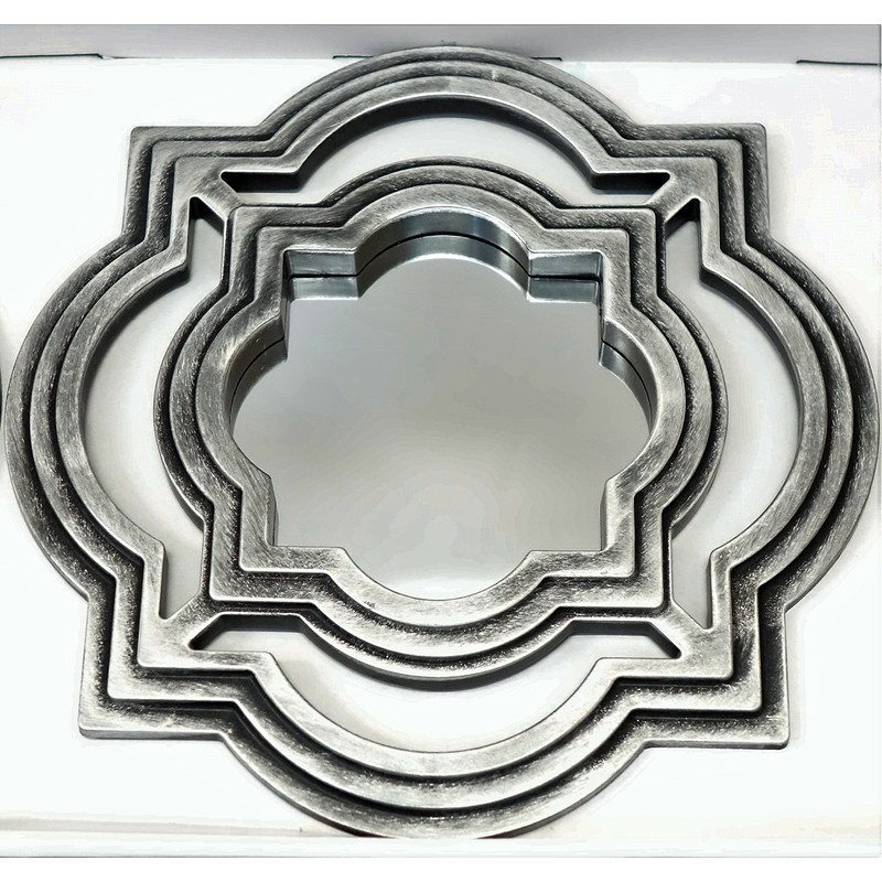 All American Collection New 3 Piece Decorative Mirror Set, Wall