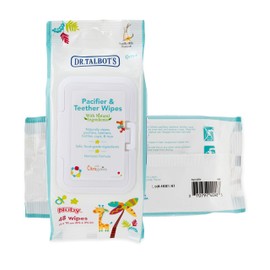Dr. Talbot's Pacifier and Teether Wipes Naturally Inspired with Citroganix, Vanilla Milk (Pack of 2, 96 Count)