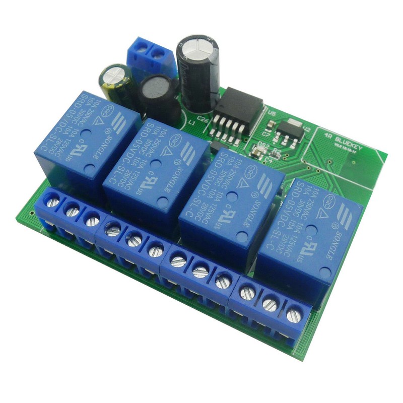Aihasd 4 Channel 12 V Relay Module Bluetooth 4.0 BLE