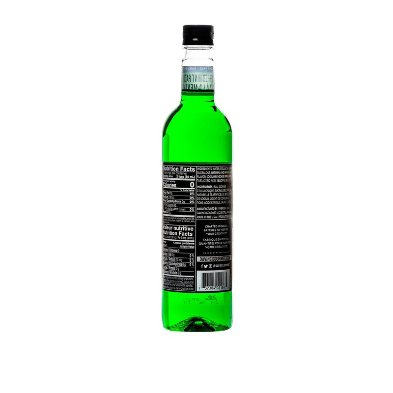 DaVinci Gourmet Sugar-Free Peppermint Paddy Syrup, 25.4 Ounce (Pack of