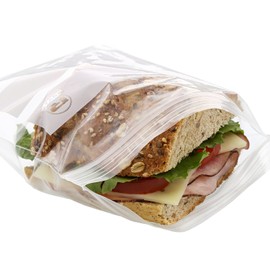Royal Double Zipper Sandwich Bags, 6.5 Inch x 6 Inch, Package of 500