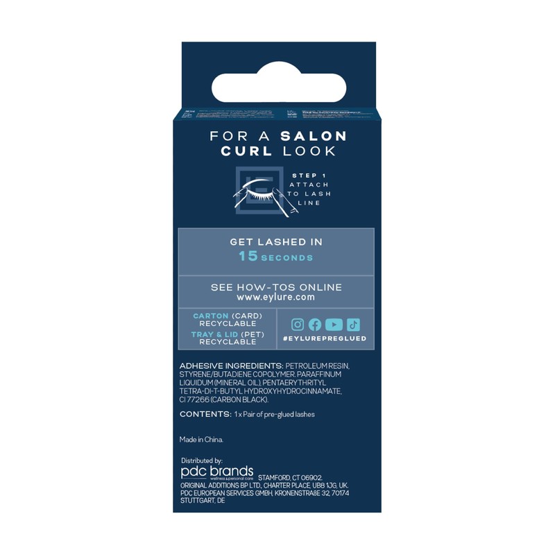 Eylure Eylure Volume & Curl No. 129 Pre-Glued Eyelashes