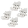 4 Set Pontoon Boat Gate Latch Kit ABS Square Frame