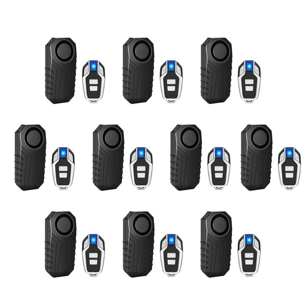 USUPERINK Motorbike Anti-Theft Alarm with Remote Control, Bike Alarm, Motorcycle