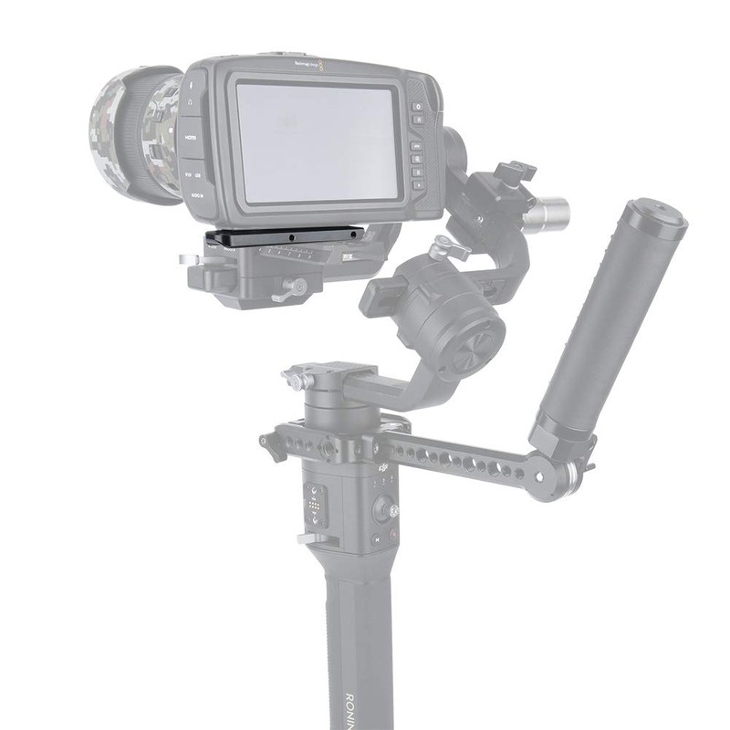 NICEYRIG Mounting Plate Kit Offset Kit for BMPCC 4K &