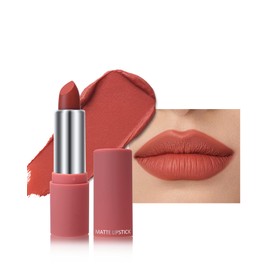 Matte Lipstick for Women, Brick Red Lipstick Long Lasting Beauty Makeup-02