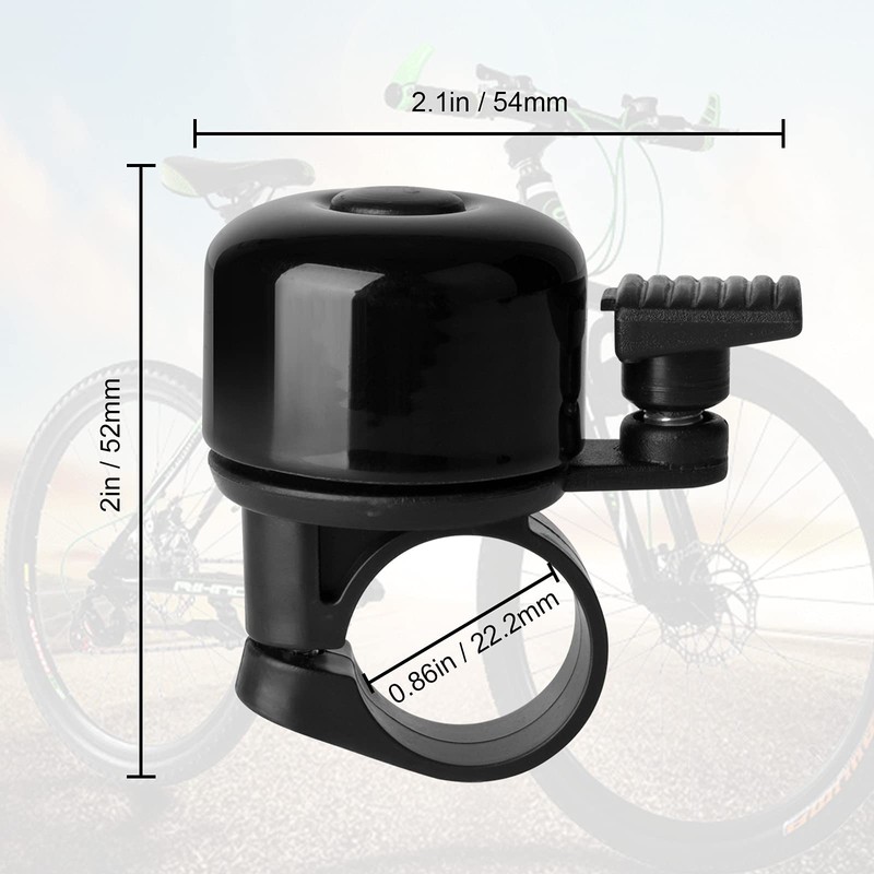 Binudum Bike Bell 2 Pack with Loud and Melodious Sound