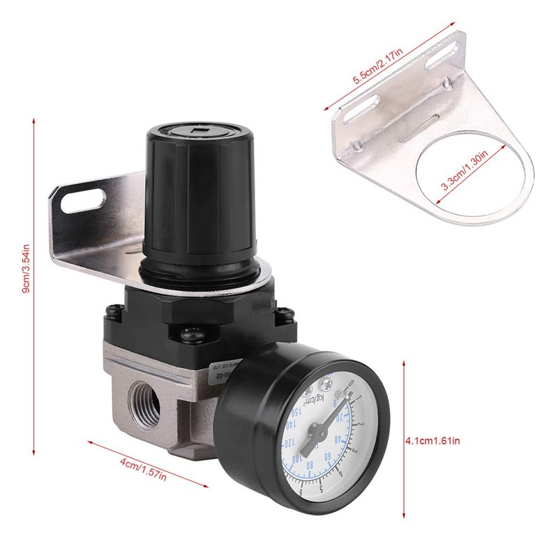 Pneumatic Air Pressure Regulator, Adjustable Air Pressure Compressor Control Valve