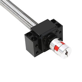 CNCCANEN Ball Screw Kit SFU/RM1605 600mm, Anti-Backlash Ballscrew with Metal Deflector Ball Screw nut + BK/BF12 End Supports + Coupler + Screw Nut Housing for CNC Route Grinding Machine