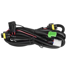 YUNPINGCAR H11 881 H8 Fog Light Lamp Wiring Harness Socket Wire Connector Kit with 40A Relay & ON/Off Switch Fit for Honda LED Work Lamp Driving Light Etc (Fog Light Wire)