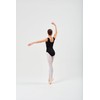 tanzmuster Cora Girls' Sleeveless Ballet Leotard, Made of Soft Cotton