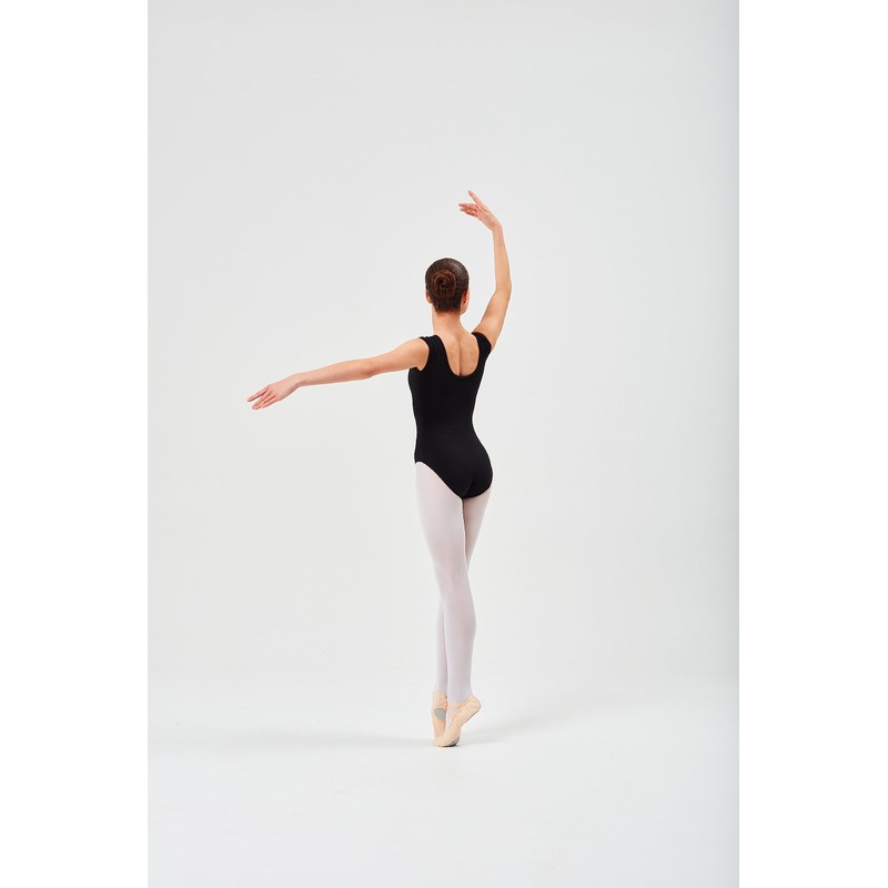 tanzmuster Cora Girls' Sleeveless Ballet Leotard, Made of Soft Cotton