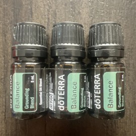 doTERRA 3x doTERRA Balance Grounding 5mL = 15mL Essential Oil Exp 2029 - New (Lot of 3)