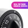 60 Minute Wind Up Timer, Visual Mechanical Timer, from 0