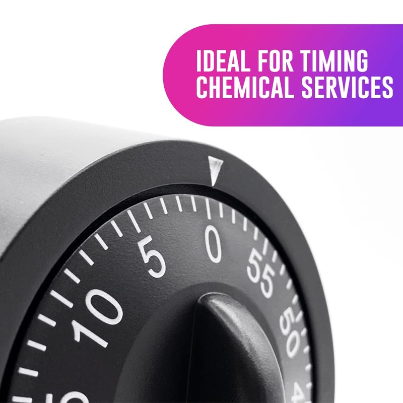 60 Minute Wind Up Timer, Visual Mechanical Timer, from 0