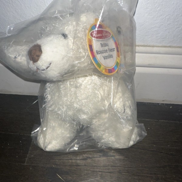 Melissa and Doug Baby Roscoe Bear Vanilla - New with