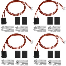 WB17T10006 Terminal Block Kit Compatible with GE Electric Stove, Range Surface Burner Plug Connector Replacement Kit Replaces AP3203326 WB17K10003 WB17T10009(4 Packs)