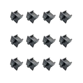 monofive RJ45 LAN Port Connector Dustproof Protective Cover Cap (12 Pieces) Knob Type 2 MF-TRJ45-MT12