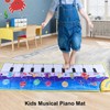 Kids Piano Mat Collapsible Soft Cloth Lighting Musical Dance Floor