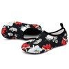 VIFUUR Water Sports Unisex Shoes Black Flower - 7.5-8.5 W