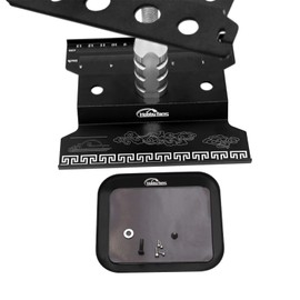 Hobby Fans RC Car Repair Station Repair Stand RC Mounting Platform Work Stand 360 Degree Rotation Lifting or Lowering and Screw Tray for 1/8 1/10 1/12 1/16 1/18 RC Car Truck Buggy