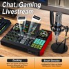 Podcast Equipment Bundle with Live Sound Card Audio Mixer, 3.5mm