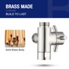 PDPBath Brass 3 Way Shower Arm Diverter Valve for Handheld
