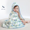 usbettas Muslin Baby Hooded Towel - 2 Pack Baby Towels,