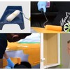 100 Pieces 4 Inch Paint Roller Covers Small Roller Nap