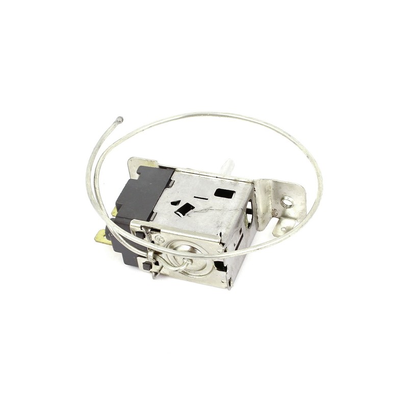 sourcing map WPF22A 2 Pin 90cm Metal Cord Freezer Fridge