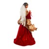 Kurt Adler 16-Inch Red/Gold Black Angel Tree Topper