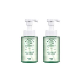 Happybath 해피바스 마이크로 클린 솝베리 버블 클렌징폼 300ml *2개 Happybath Micro Clean Soapberry Bubble Cleansing Foam 300ml *2