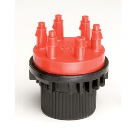 Rain Bird MANIF21PK Irrigation 6 Manifold, 2 Gallon Hour Flow Rate Per Port, 1/2" NPT x 1/4" Drip, Red/Black