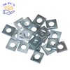 20 PCS 3/8 Beveled Square Washers in Plain Carbon Steel