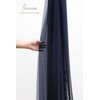 Floroom Wedding Arch Draping Fabric 2 Panels 20Ft Navy Blue
