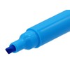 Merangue Tank Highlighters, Chisel Tip, Fluorescent Blue, 12 Pack