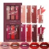 6 Colors Matte Liquid Lipstick Set, Velvet Smooth Nude Lip
