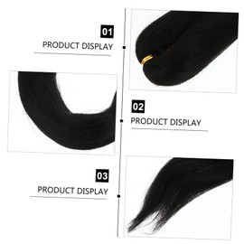 LALAFINA 6 Pack Pre-stretched Braiding Hair High-temperature Fiber Wig Quick Easy Styles for Parties Events