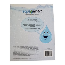 AquaSmart Conserve Planet STEAM-Based Water Conservation Learning, Glossy Non-Fiction Graphic All About Water Book with Writing and Activities, USA Edition, Ages 8-12 CP1023