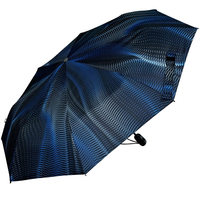 Knirps E.200 Medium Duomatic Pocket Umbrella, Sound Ocean, Striped