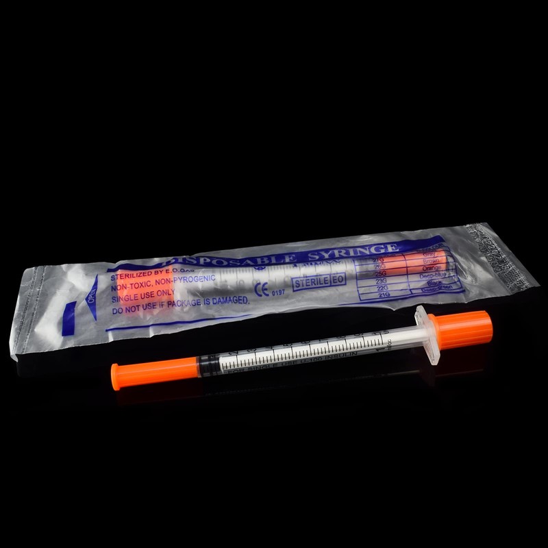 20 Pcs 1cc with 30Ga 1/2 Inch , Independent Packing