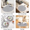 Pauwer Woven Round Placemats 6 Pieces Heat Insulation Non Slip
